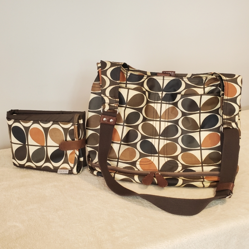 Orla Kiely Crossbody/Shoulder Diaper Bag